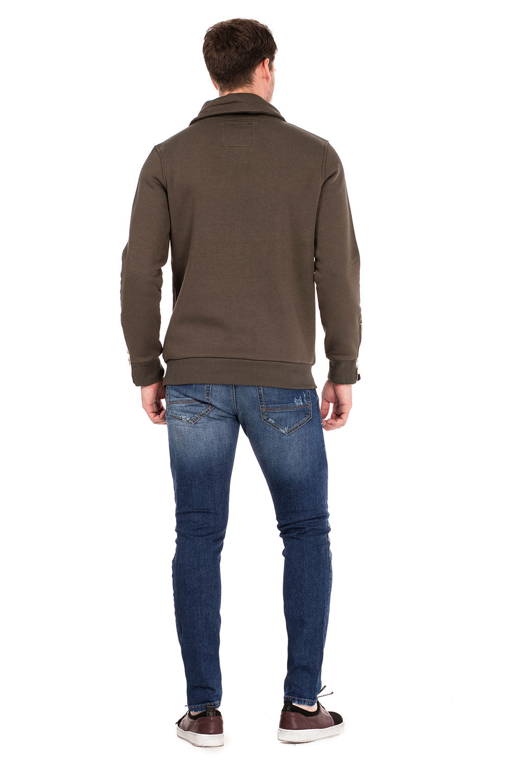 CL324 Men's Sweatshirt with Tube Collar