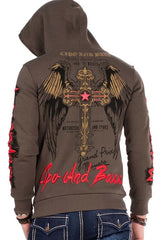 CL334 Men's hooded sweatshirt with trendy prints and embroidery