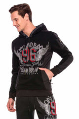 CL358 Men's hooded sweatshirt with 3D print