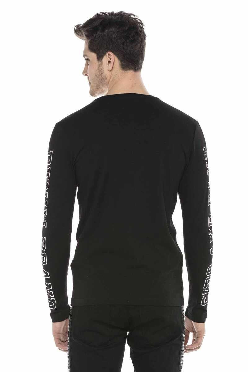 CL379 men's long-sleeved shirt with cool print