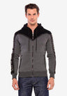 CL381 men's sweat jacket with cool rivets