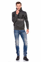 CL385 Men's High Collar Sweatshirt