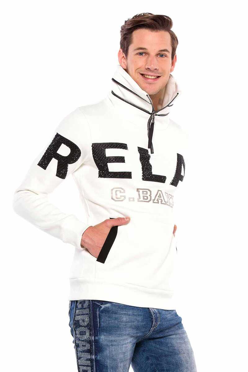 CL385 Men's High Collar Sweatshirt