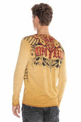 CL407 men's long-sleeved shirt with cool print