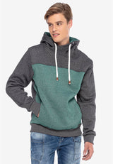 CL430 Men's Hooded Sweatshirt Color Blocking