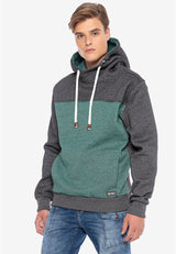 CL430 Men's Hooded Sweatshirt Color Blocking