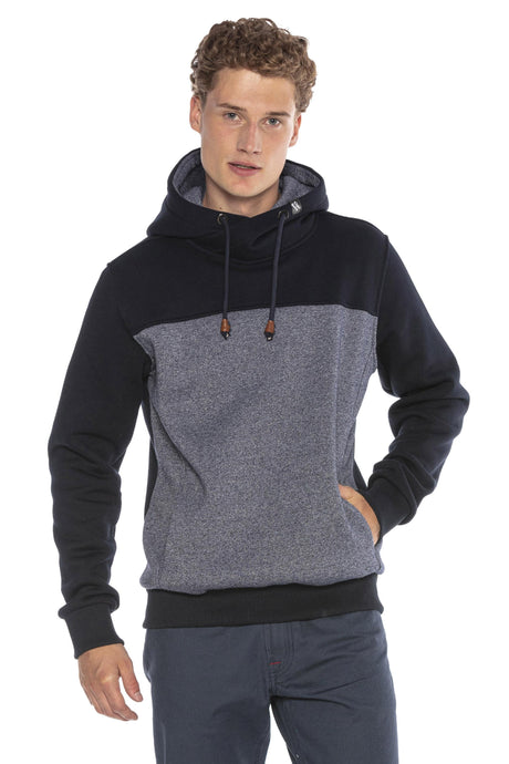CL430 Men's Hooded Sweatshirt Color Blocking