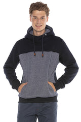 CL430 Men's Hooded Sweatshirt Color Blocking