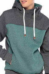 CL430 Men's Hooded Sweatshirt Color Blocking