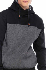 CL430 Men's Hooded Sweatshirt Color Blocking