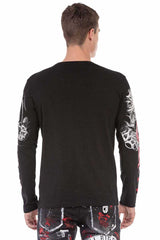 CL450 men's long-sleeved shirt with cool brand print