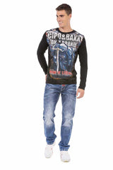 CL452 men's long-sleeved shirt with a cool look
