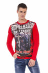 CL452 men's long-sleeved shirt with a cool look
