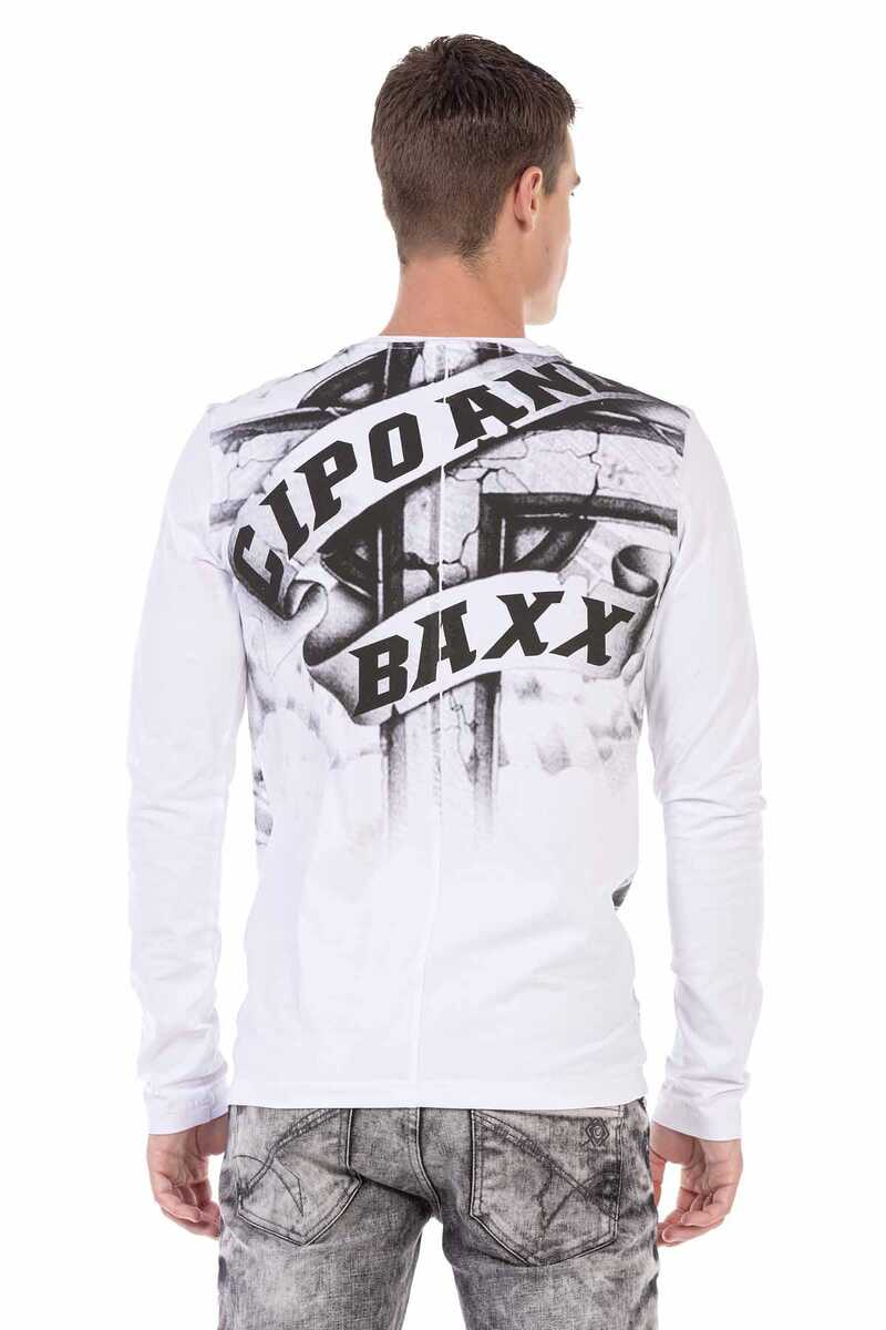 CL452 men's long-sleeved shirt with a cool look