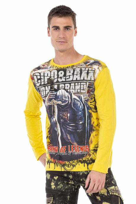 CL452 men's long-sleeved shirt with a cool look