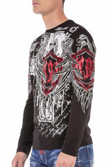 CL477 men's long-sleeved shirt with cool print