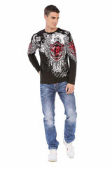 CL477 men's long-sleeved shirt with cool print
