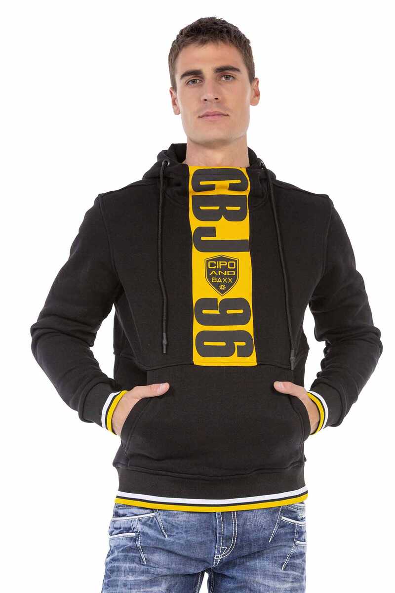CL478 Men's hooded sweatshirt with great brand prints