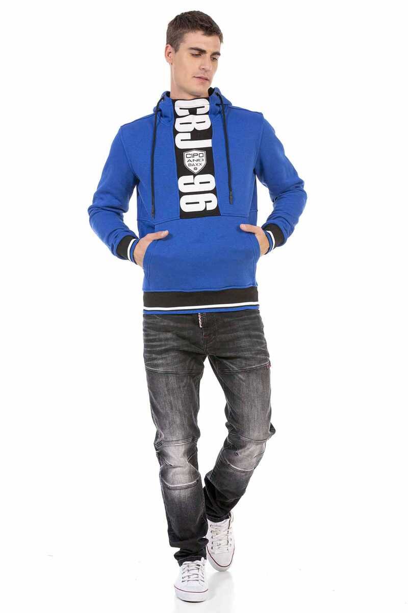CL478 Men's hooded sweatshirt with great brand prints