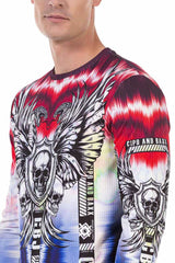 CL484 Men's long-sleeved shirt in a trendy designer look