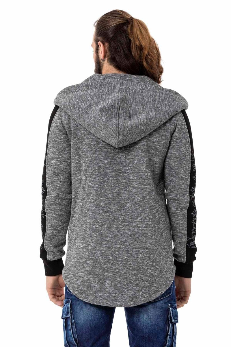 CL526 men's sweat jacket in an extravagant look