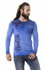 CL527 Men's long-sleeved shirt with stylish prints