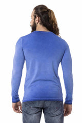 CL527 Men's long-sleeved shirt with stylish prints
