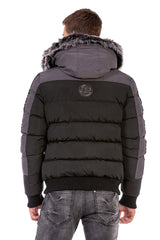 CM182 Men's Winter Jacket – with detachable hood & striking design