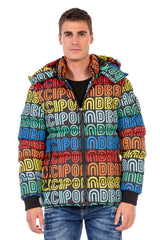 CM186 Men's Winter Jacket – Vibrant Brand Design with Insulated Hood