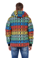 CM186 Men's Winter Jacket – Vibrant Brand Design with Insulated Hood