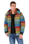 CM186 Men's Winter Jacket – Vibrant Brand Design with Insulated Hood