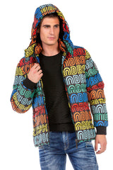 CM186 Men's Winter Jacket – Vibrant Brand Design with Insulated Hood