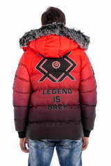 CM190 Men's Winter Jacket – with detachable hood & functional details