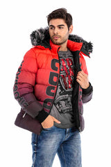 CM190 Men's Winter Jacket – with detachable hood & functional details