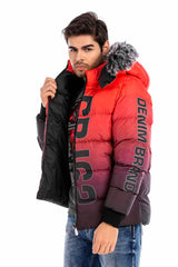 CM190 Men's Winter Jacket – with detachable hood & functional details