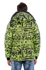 CM193 Men's Winter Jacket – Urban Look with Detachable Hood Product Description