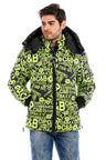 CM193 Men's Winter Jacket – Urban Look with Detachable Hood Product Description