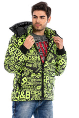 CM193 Men's Winter Jacket – Urban Look with Detachable Hood Product Description
