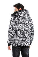 CM193 Men's Winter Jacket – Urban Look with Detachable Hood Product Description