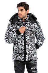 CM193 Men's Winter Jacket – Urban Look with Detachable Hood Product Description