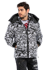 CM193 Men's Winter Jacket – Urban Look with Detachable Hood Product Description