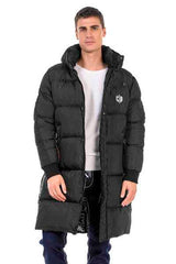CM195 Men's Winter Jacket – with detachable hood & functional details