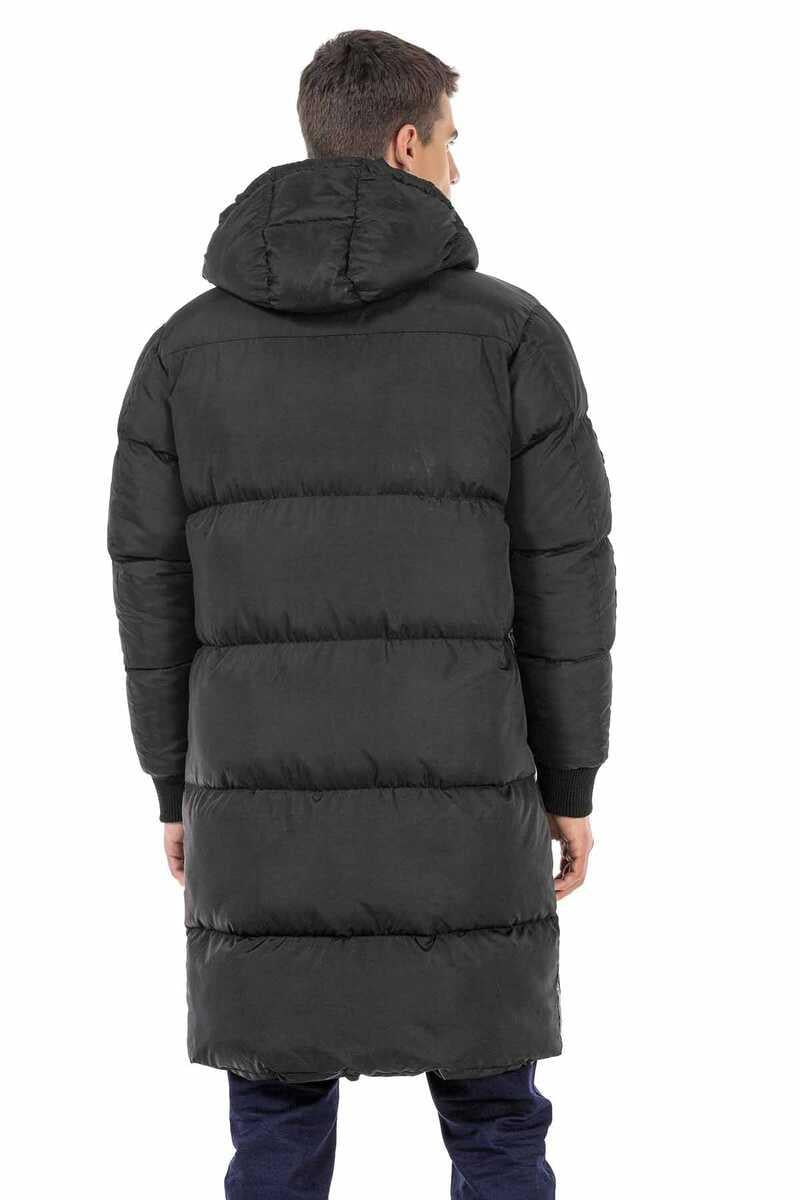 CM195 Men's Winter Jacket – with detachable hood & functional details