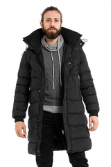 CM213 Men's Winter Jacket – with detachable hood & functional details