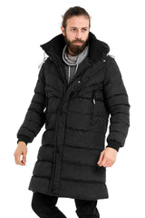 CM213 Men's Winter Jacket – with detachable hood & functional details