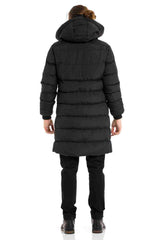 CM213 Men's Winter Jacket – with detachable hood & functional details