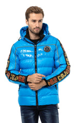 CM218 Men's Winter Jacket – Stylish coat with striking details & sporty cut