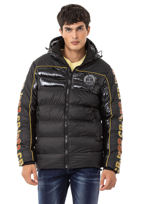 CM218 Men's Winter Jacket – Stylish coat with striking details & sporty cut