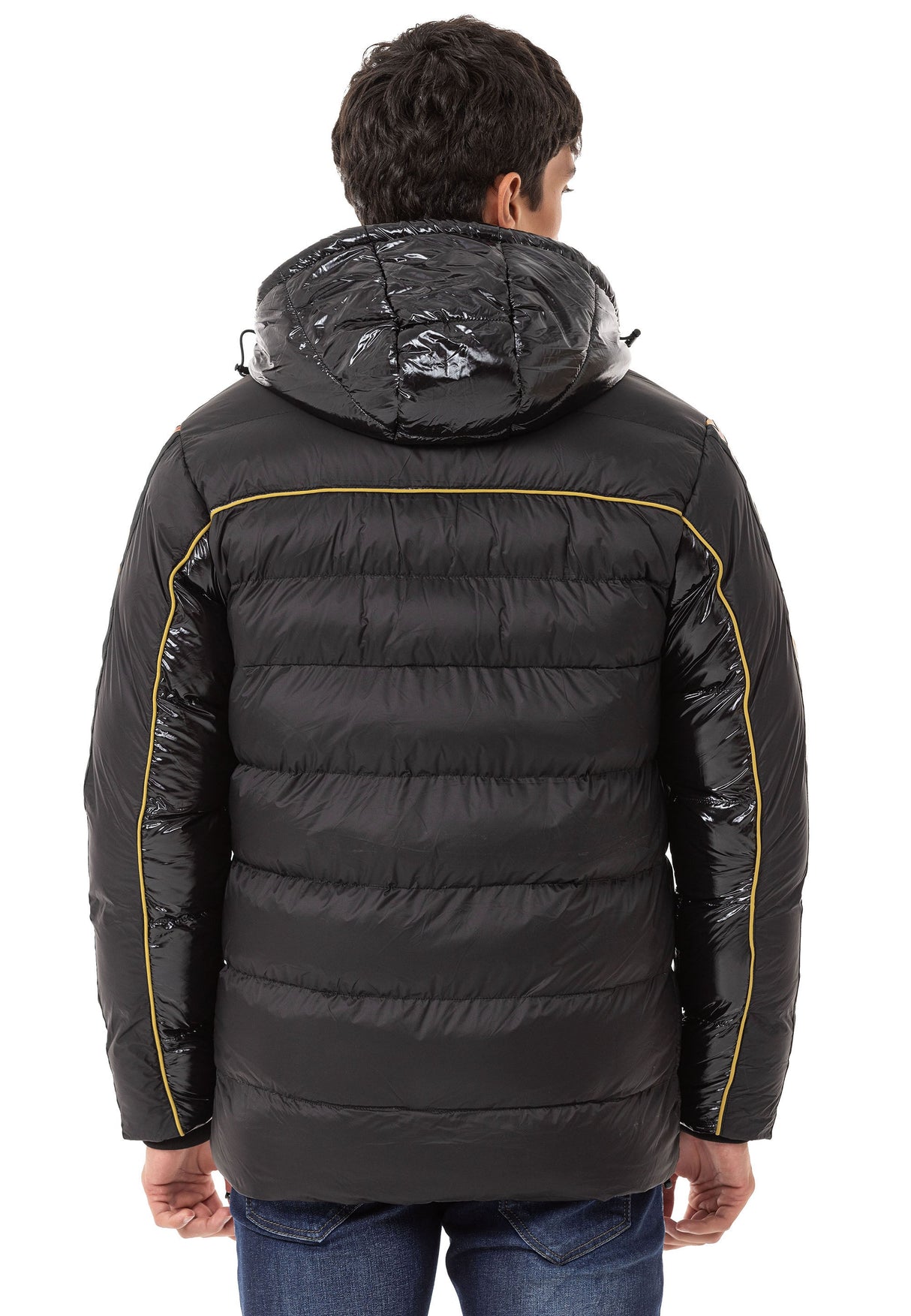 CM218 Men's Winter Jacket – Stylish coat with striking details & sporty cut