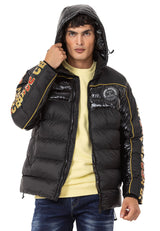 CM218 Men's Winter Jacket – Stylish coat with striking details & sporty cut